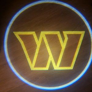 NFL LED Car Door Light - WASHINGTON COMMANDERS  NEW IN BOX